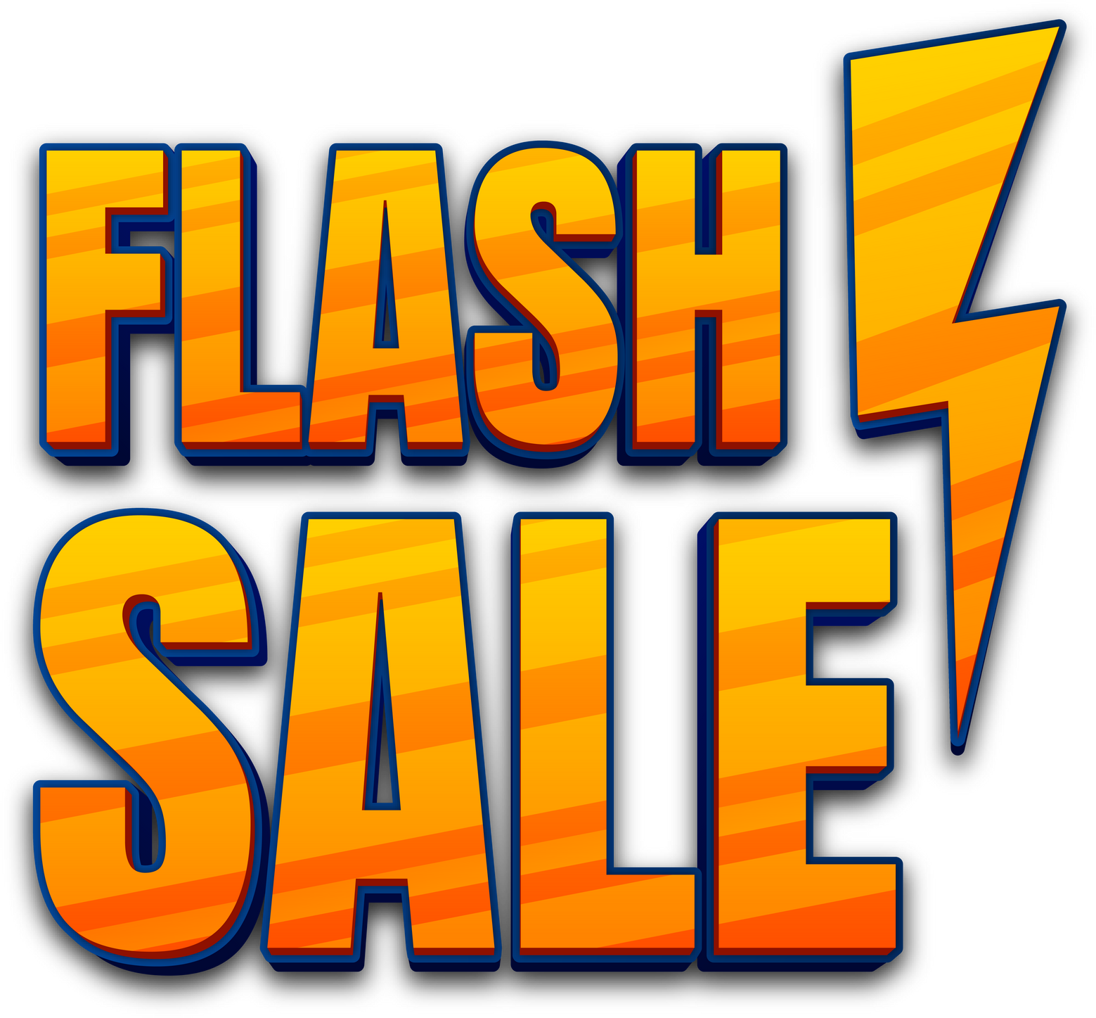 flash sale lettering