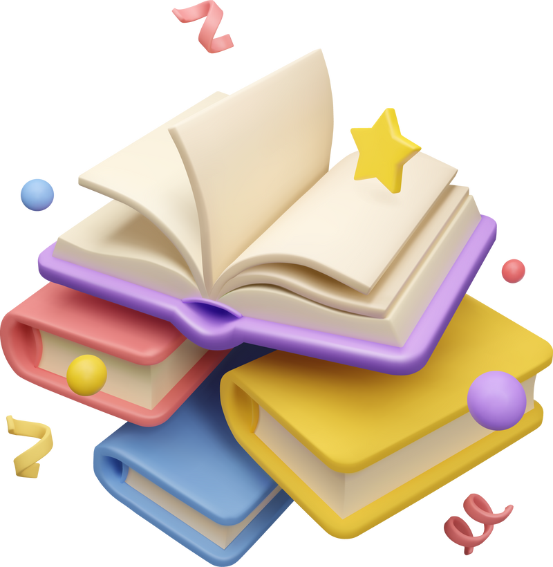 3d Book Background