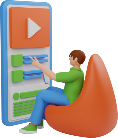 3D Illustration of Digital marketer